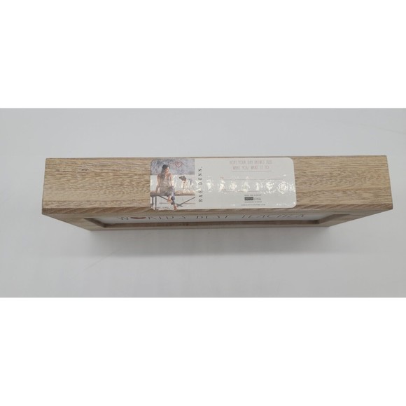 Rae Dunn Wooden Sign For The "world's best Teacher " Desk Plaque - Picture 3 of 4